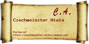 Czechmeiszter Atala névjegykártya